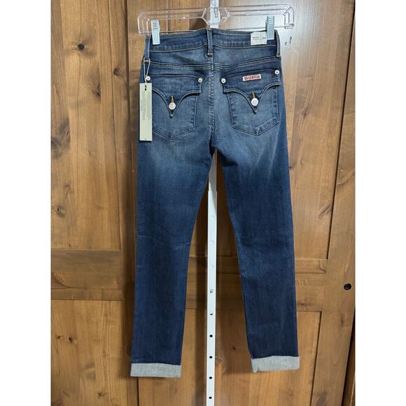 Hudson Bacara Crop Straight Cuffed, NWT, Size 24 Y2K, Jeans - Picture 2 of 6